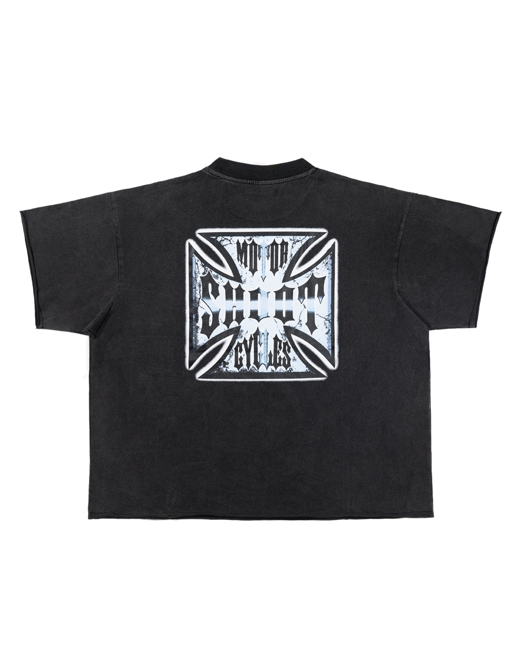 MOTORCYCLES CHOPPER TEE VINTAGE BLACK