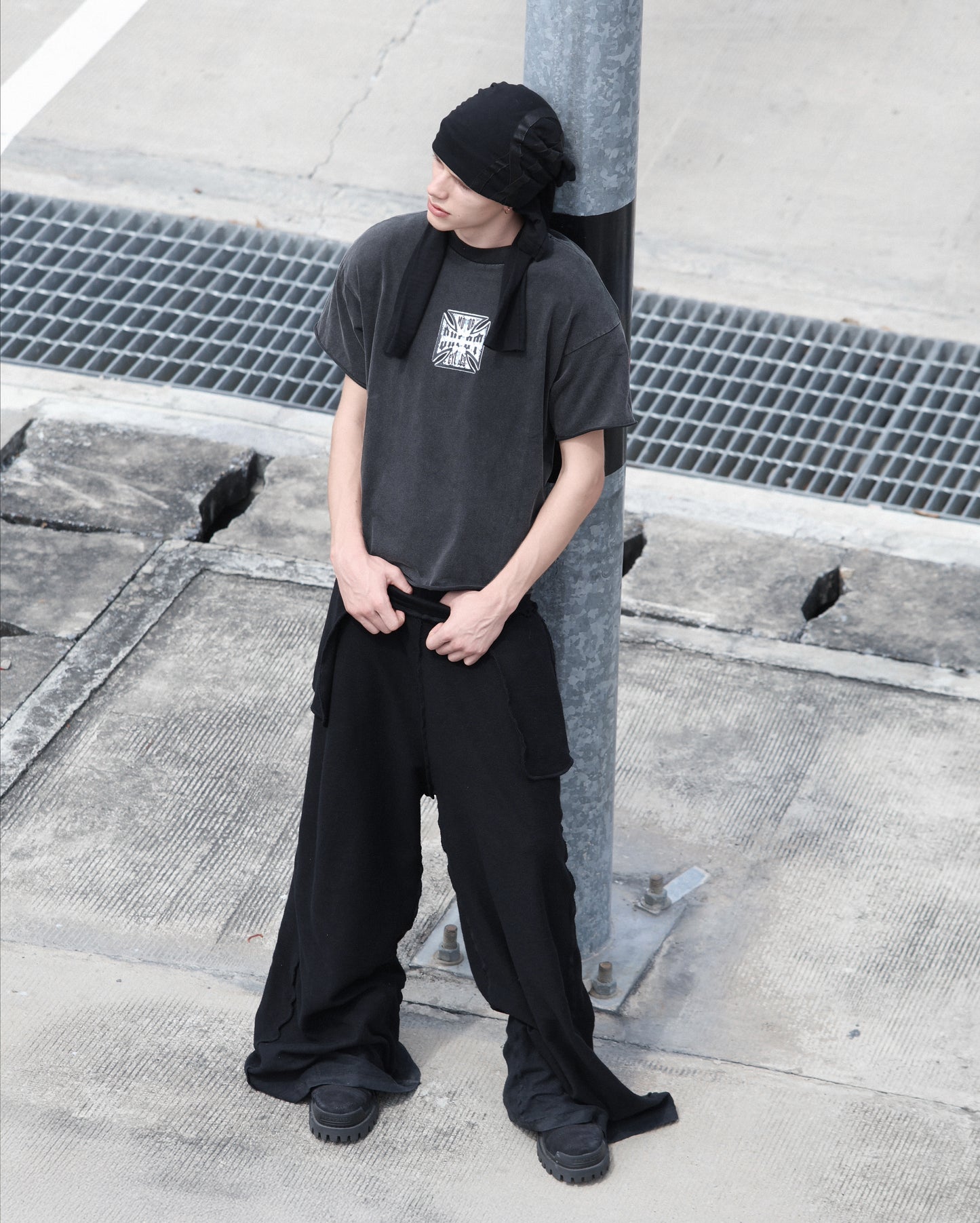 MOTORCYCLES CHOPPER TEE VINTAGE BLACK
