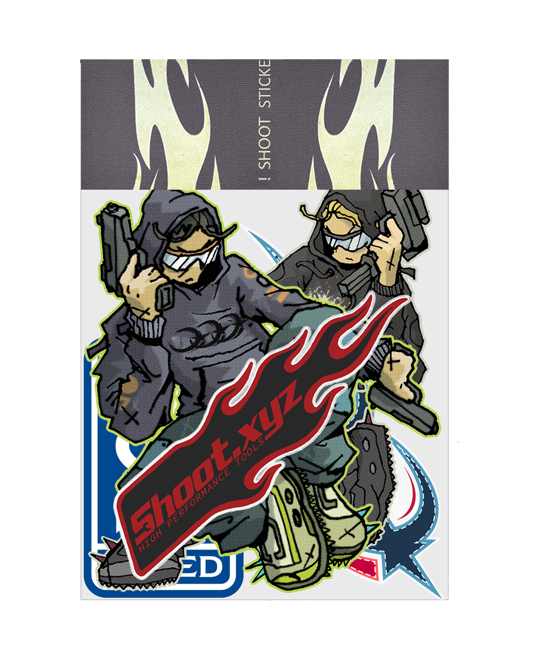 SHOOT RACING STICKER PACK