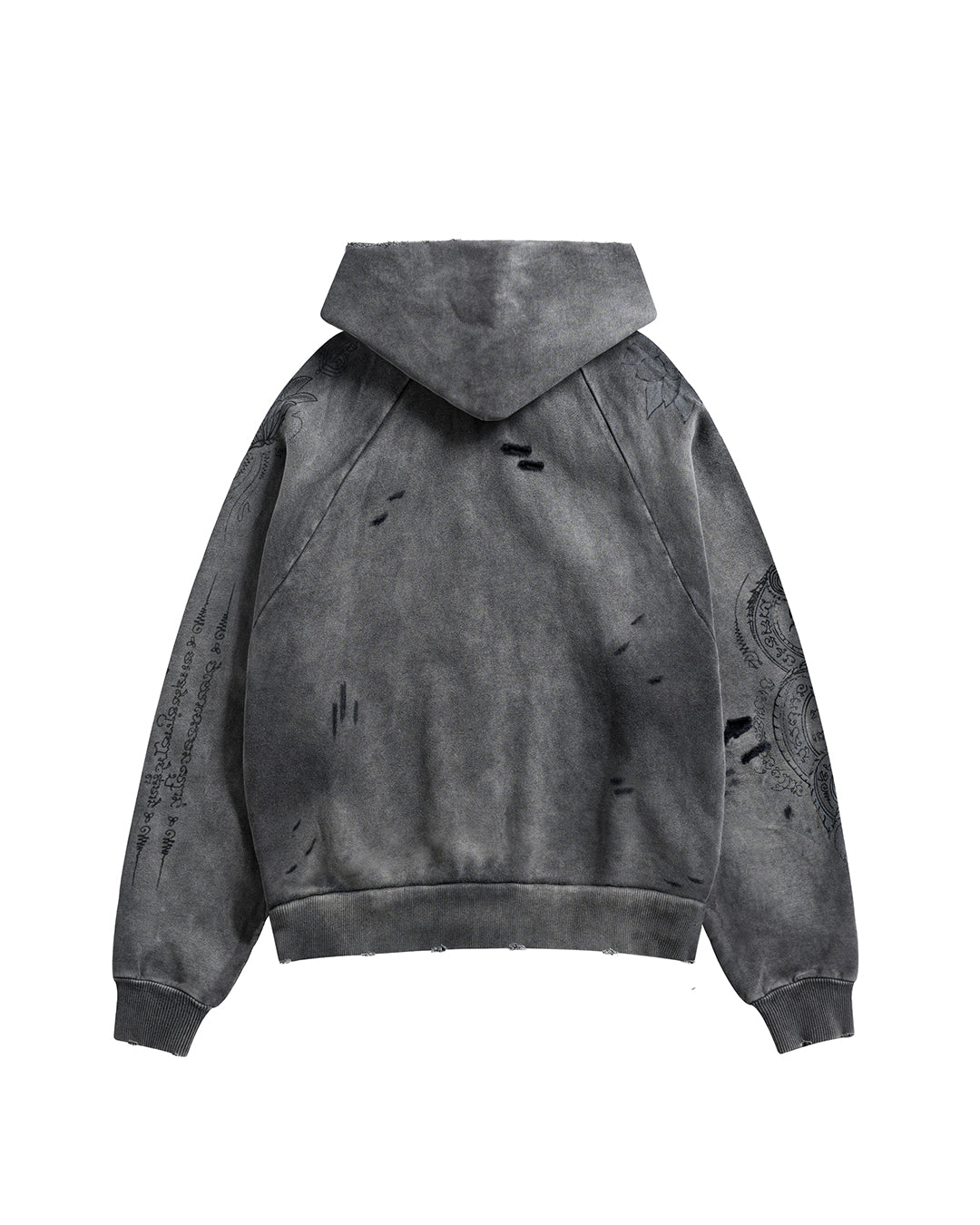 SAK YON ARMY ZIP-UP (CHARCOAL)