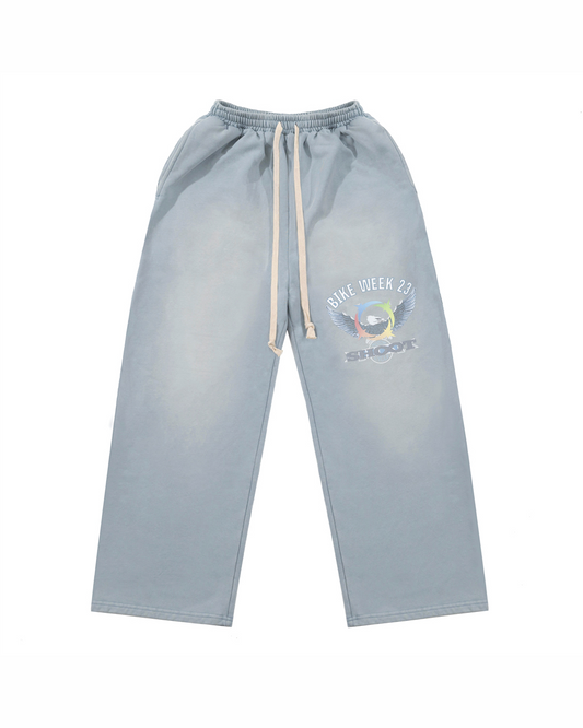 BIKE WEEK SWEATS VINTAGE BLUE