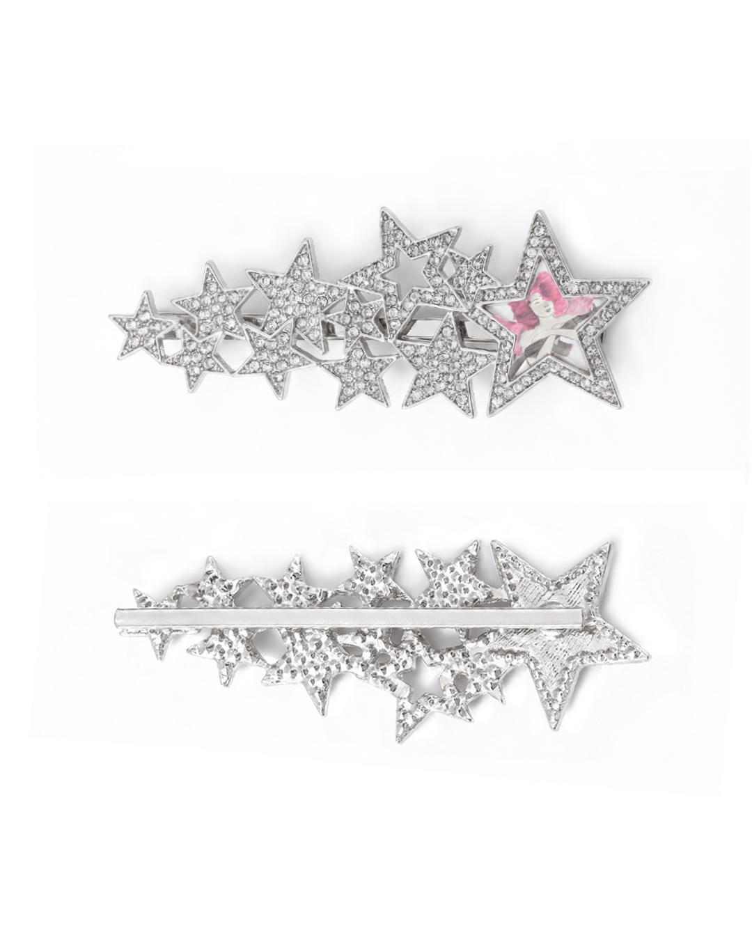 shoot crystal hair clips version 1