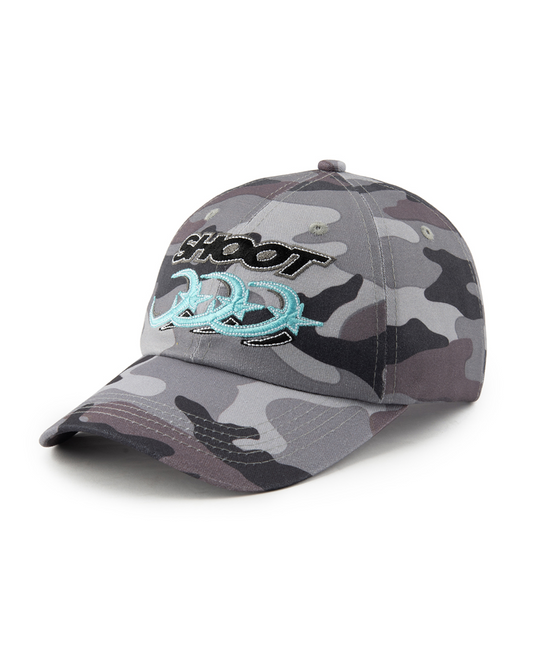 PURPLE CAMO HAT