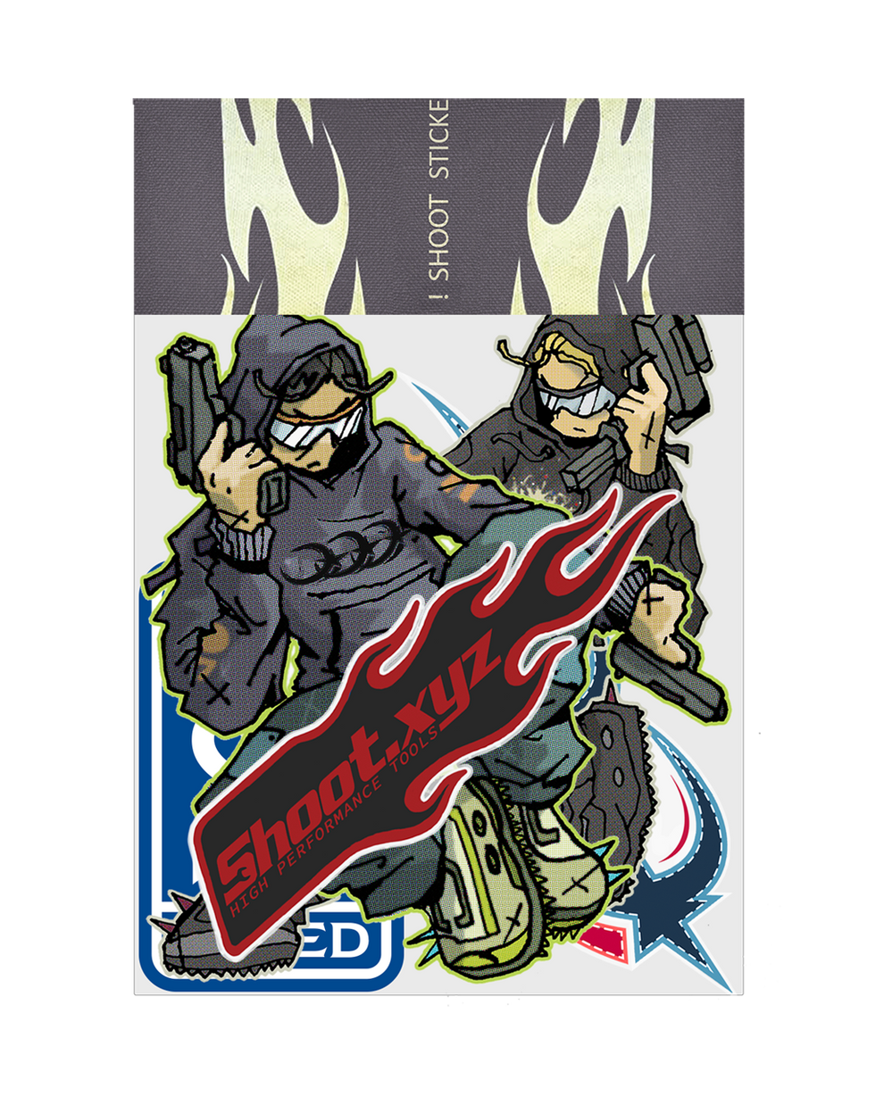 SHOOT RACING STICKER PACK